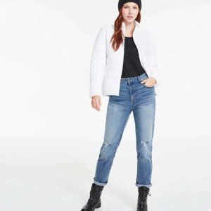 Joe Fresh - NWT White Packable Puffer with PrimaLoft®